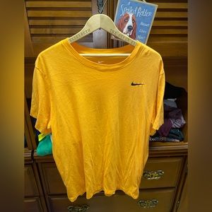 Orangyyellow Nike golf shirt